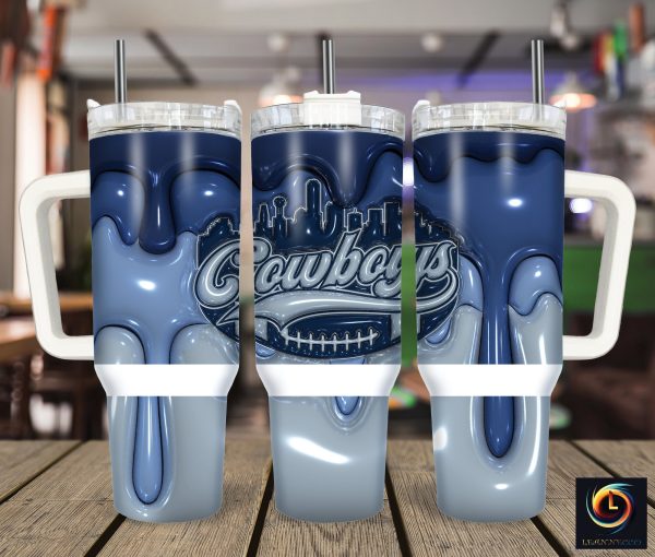 Dallas Cowboys NFL Custom Stanley Quencher 30oz-40oz Stainless Steel Tumbler Hot And Cold Tumbler