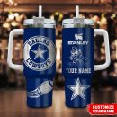 Dallas Cowboys NFL Custom Stanley Quencher 30oz-40oz Stainless Steel Tumbler Hot And Cold Tumbler
