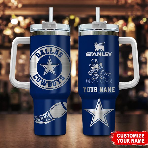 Dallas Cowboys NFL Custom Stanley Quencher 30oz-40oz Stainless Steel Tumbler Hot And Cold Tumbler