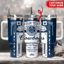 Dallas Cowboys NFL Kings Of Football Custom Stanley Quencher 30oz-40oz Stainless Steel Tumbler Hot And Cold Tumbler