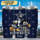 Dallas Cowboys NFL Custom Stanley Quencher 30oz-40oz Stainless Steel Tumbler Hot And Cold Tumbler