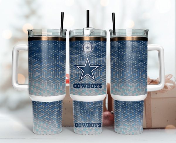 Dallas Cowboys NFL Custom Stanley Quencher 30oz-40oz Stainless Steel Tumbler Hot And Cold Tumbler
