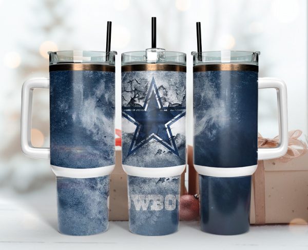Dallas Cowboys NFL Custom Stanley Quencher 30oz-40oz Stainless Steel Tumbler Hot And Cold Tumbler
