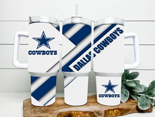 Dallas Cowboys NFL Custom Stanley Quencher 30oz-40oz Stainless Steel Tumbler Hot And Cold Tumbler