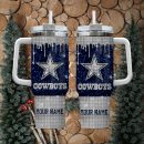 Dallas Cowboys NFL Custom Stanley Quencher 30oz-40oz Stainless Steel Tumbler Hot And Cold Tumbler