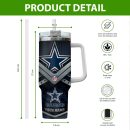 Dallas Cowboys NFL Custom Stanley Quencher 30oz-40oz Stainless Steel Tumbler Hot And Cold Tumbler
