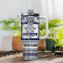 Dallas Cowboys NFL Custom Stanley Quencher 30oz-40oz Stainless Steel Tumbler Hot And Cold Tumbler