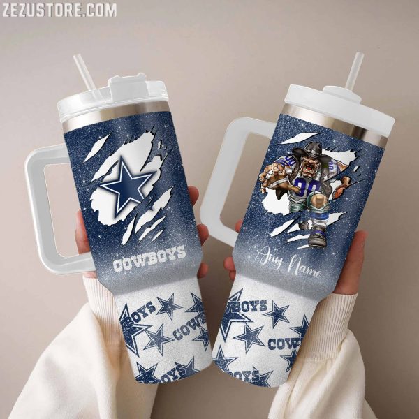 Dallas Cowboys NFL Custom Stanley Quencher 30oz-40oz Stainless Steel Tumbler Hot And Cold Tumbler