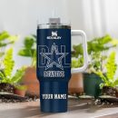 Dallas Cowboys NFL 3D Logo Custom Stanley Quencher 30oz-40oz Stainless Steel Tumbler Hot And Cold Tumbler