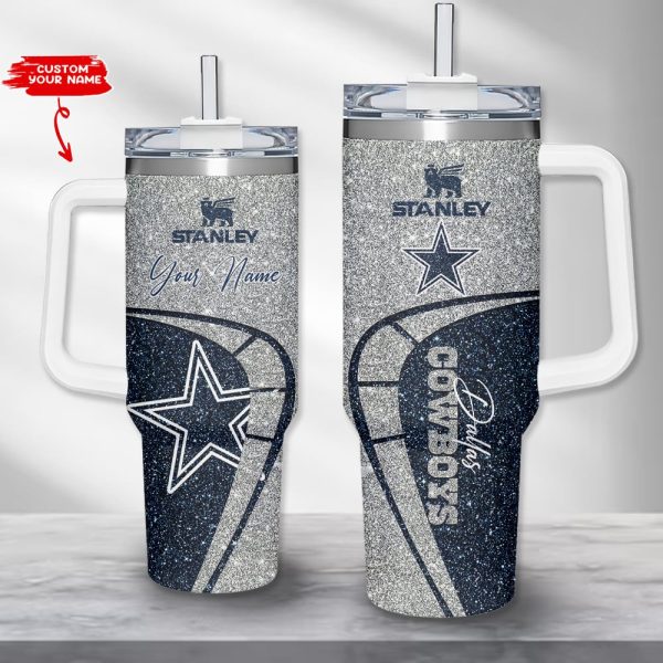 Dallas Cowboys NFL Custom Stanley Quencher 30oz-40oz Stainless Steel Tumbler Hot And Cold Tumbler