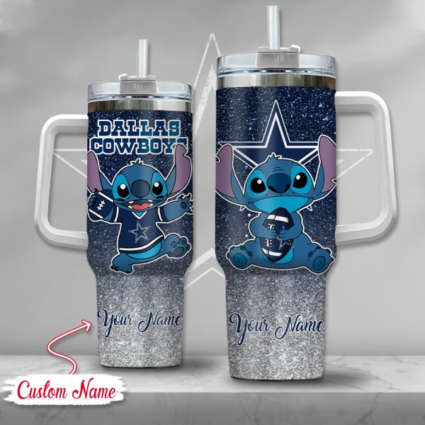 Dallas Cowboys NFL Custom Stanley Quencher 30oz-40oz Stainless Steel Tumbler Hot And Cold Tumbler