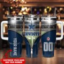 Dallas Cowboys NFL Custom Stanley Quencher 30oz-40oz Stainless Steel Tumbler Hot And Cold Tumbler