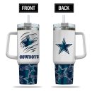Dallas Cowboys NFL Custom Stanley Quencher 30oz-40oz Stainless Steel Tumbler Hot And Cold Tumbler