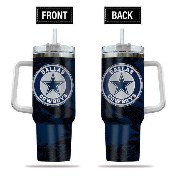 Dallas Cowboys NFL Custom Stanley Quencher 30oz-40oz Stainless Steel Tumbler Hot And Cold Tumbler