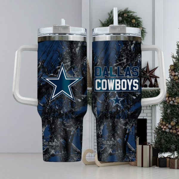 Dallas Cowboys NFL Custom Stanley Quencher 30oz-40oz Stainless Steel Tumbler Hot And Cold Tumbler