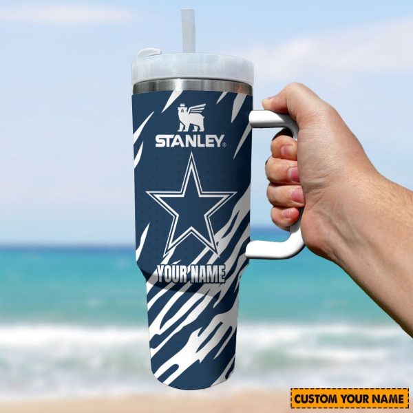 Dallas Cowboys NFL Custom Stanley Quencher 30oz-40oz Stainless Steel Tumbler Hot And Cold Tumbler