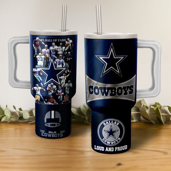 Dallas Cowboys NFL Custom Stanley Quencher 30oz-40oz Stainless Steel