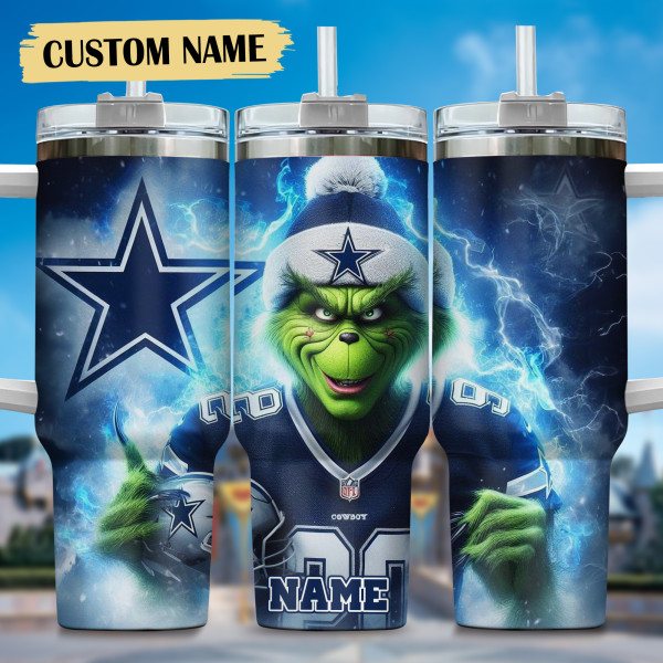Dallas Cowboys NFL Custom Stanley Quencher 30oz-40oz Stainless Steel Tumbler Hot And Cold Tumbler