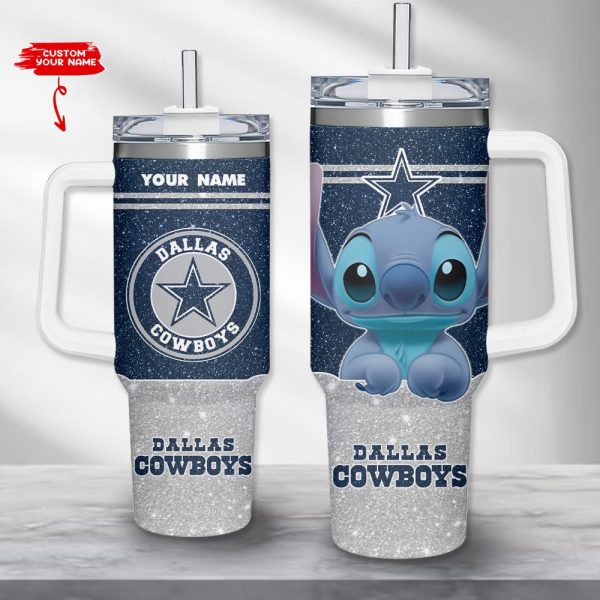 Dallas Cowboys NFL Custom Stanley Quencher 30oz-40oz Stainless Steel Tumbler Hot And Cold Tumbler