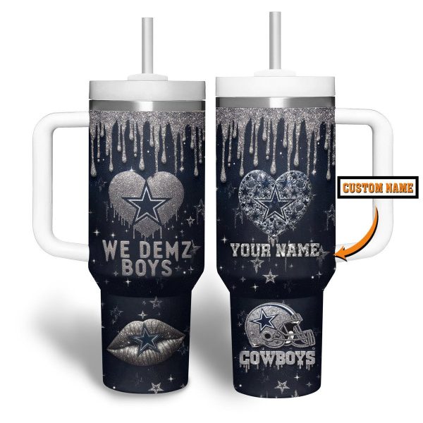 Dallas Cowboys NFL Custom Stanley Quencher 30oz-40oz Stainless Steel Tumbler Hot And Cold Tumbler