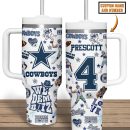 Dallas Cowboys NFL Custom Stanley Quencher 30oz-40oz Stainless Steel Tumbler Hot And Cold Tumbler
