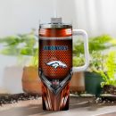 Denver Broncos NFL Nutrition Facts Custom Stanley Quencher 30oz-40oz Stainless Steel Tumbler Hot And Cold Tumbler