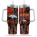 Denver Broncos NFL Hunting Custom Stanley Quencher 30oz-40oz Stainless Steel Tumbler Hot And Cold Tumbler