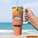 NFL Denver Broncos Custom Stanley Quencher 30oz-40oz Stainless Steel Tumbler Hot And Cold Tumbler