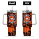Denver Broncos NFL Custom Stanley Quencher 30oz-40oz Stainless Steel Tumbler Hot And Cold Tumbler