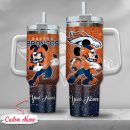 Denver Broncos NFL Mickey Mouse Glitter Custom Stanley Quencher 30oz-40oz Stainless Steel Tumbler Hot And Cold Tumbler
