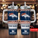 Denver Broncos NFL Custom Stanley Quencher 30oz-40oz Stainless Steel Tumbler Hot And Cold Tumbler