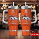 Denver Broncos NFL 3D Logo Custom Stanley Quencher 30oz-40oz Stainless Steel Tumbler Hot And Cold Tumbler