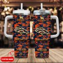 Denver Broncos NFL Camouflage Golden Logo Custom Stanley Quencher 30oz-40oz Stainless Steel Tumbler Hot And Cold Tumbler