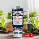 Denver Broncos NFL Nutrition Facts Custom Stanley Quencher 30oz-40oz Stainless Steel Tumbler Hot And Cold Tumbler