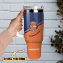 Denver Broncos Football NFL Custom Stanley Quencher 30oz-40oz Stainless Steel Tumbler Hot And Cold Tumbler
