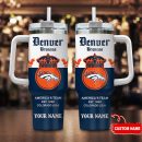 Denver Broncos NFL Corona Extra Custom Stanley Quencher 30oz-40oz Stainless Steel Tumbler Hot And Cold Tumbler