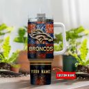 Denver Broncos NFL Custom Stanley Quencher 30oz-40oz Stainless Steel Tumbler Hot And Cold Tumbler