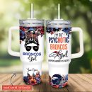 Denver Broncos NFL Custom Stanley Quencher 30oz-40oz Stainless Steel Tumbler