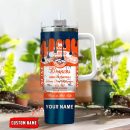 Denver Broncos NFL Kings Of Football Custom Stanley Quencher 30oz-40oz Stainless Steel Tumbler Hot And Cold Tumbler