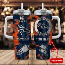 Denver Broncos NFL Custom Stanley Quencher 30oz-40oz Stainless Steel Tumbler Hot And Cold Tumbler