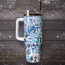 Detroit Lions NFL Sports Custom Stanley Quencher 30oz-40oz Stainless Steel Tumbler Hot And Cold Tumbler