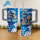 Detroit Lions NFL Custom Stanley Quencher 30oz-40oz Stainless Steel