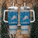 Detroit Lions NFL Custom Stanley Quencher 30oz-40oz Stainless Steel Tumbler Hot And Cold Tumbler