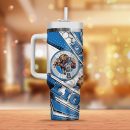 Detroit Lions Mascot Custom Stanley Quencher 30oz-40oz Stainless Steel Tumbler Hot And Cold Tumbler
