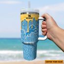 NFL Detroit Lions Custom Stanley Quencher 30oz-40oz Stainless Steel Tumbler Hot And Cold Tumbler