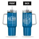 Detroit Lions NFL Custom Stanley Quencher 30oz-40oz Stainless Steel Tumbler Hot And Cold Tumbler