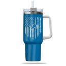 Detroit Lions NFL Custom Stanley Quencher 30oz-40oz Stainless Steel Tumbler Hot And Cold Tumbler