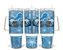 Detroit Lions NFL Custom Stanley Quencher 30oz-40oz Stainless Steel Tumbler Hot And Cold Tumbler