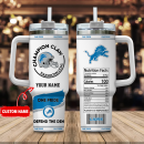 Detroit Lions NFL Champion Claw Custom Stanley Quencher 30oz-40oz Stainless Steel Tumbler Hot And Cold Tumbler
