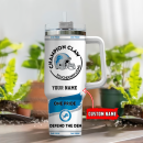 Detroit Lions NFL Champion Claw Custom Stanley Quencher 30oz-40oz Stainless Steel Tumbler Hot And Cold Tumbler